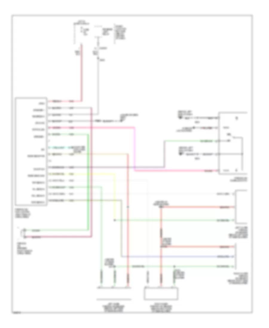 Parking Assistant Wiring Diagram Hybrid for Mercury Mariner 2007