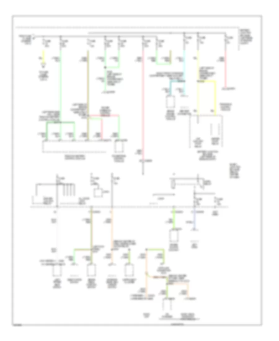 Power Distribution Wiring Diagram Hybrid 2 of 4 for Mercury Mariner 2007