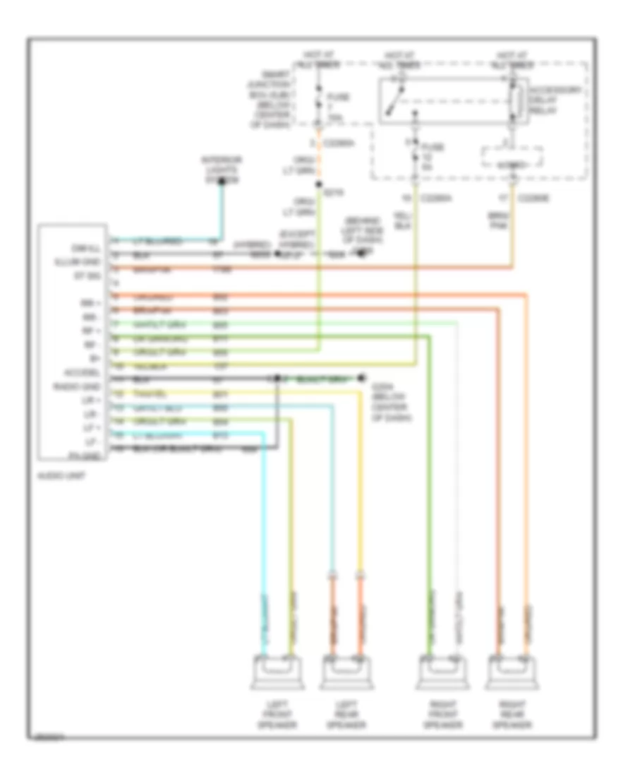 Base Radio Wiring Diagram for Mercury Mariner 2007