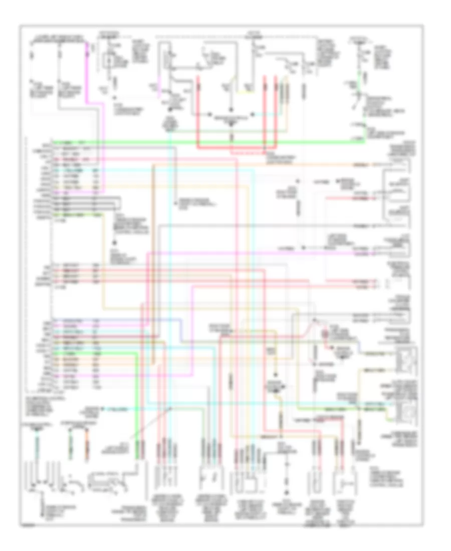3 0L A T Wiring Diagram Except Hybrid for Mercury Mariner 2007