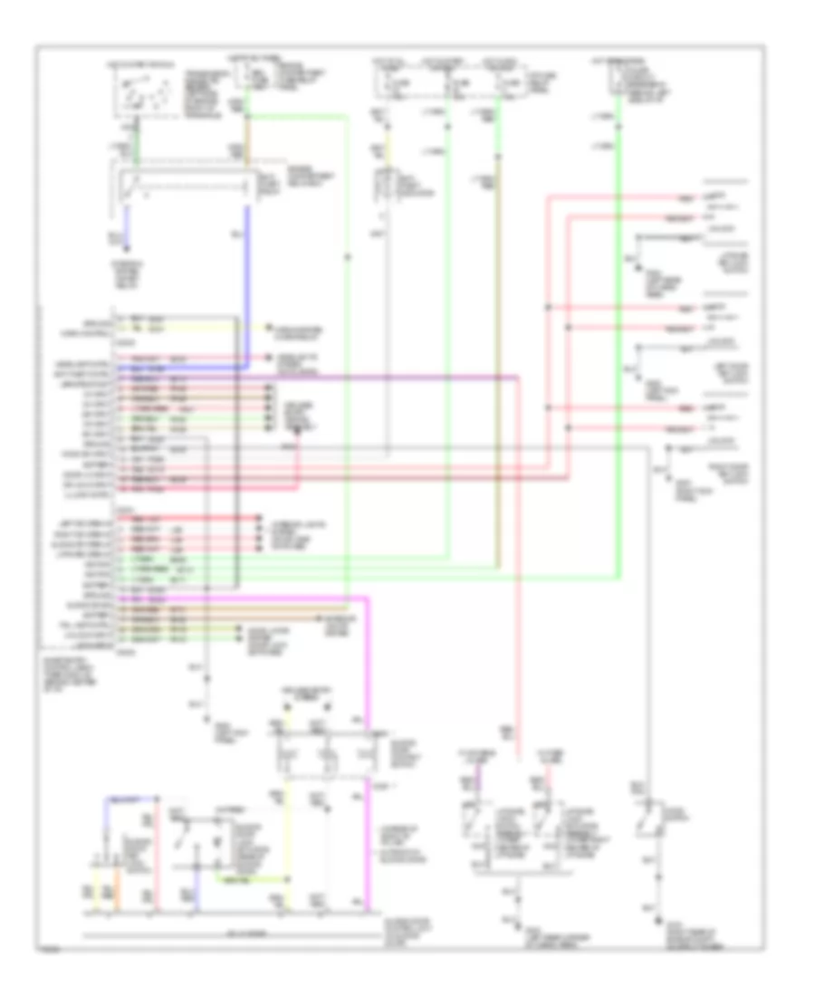 Anti theft Wiring Diagram for Mercury Villager GS 1996
