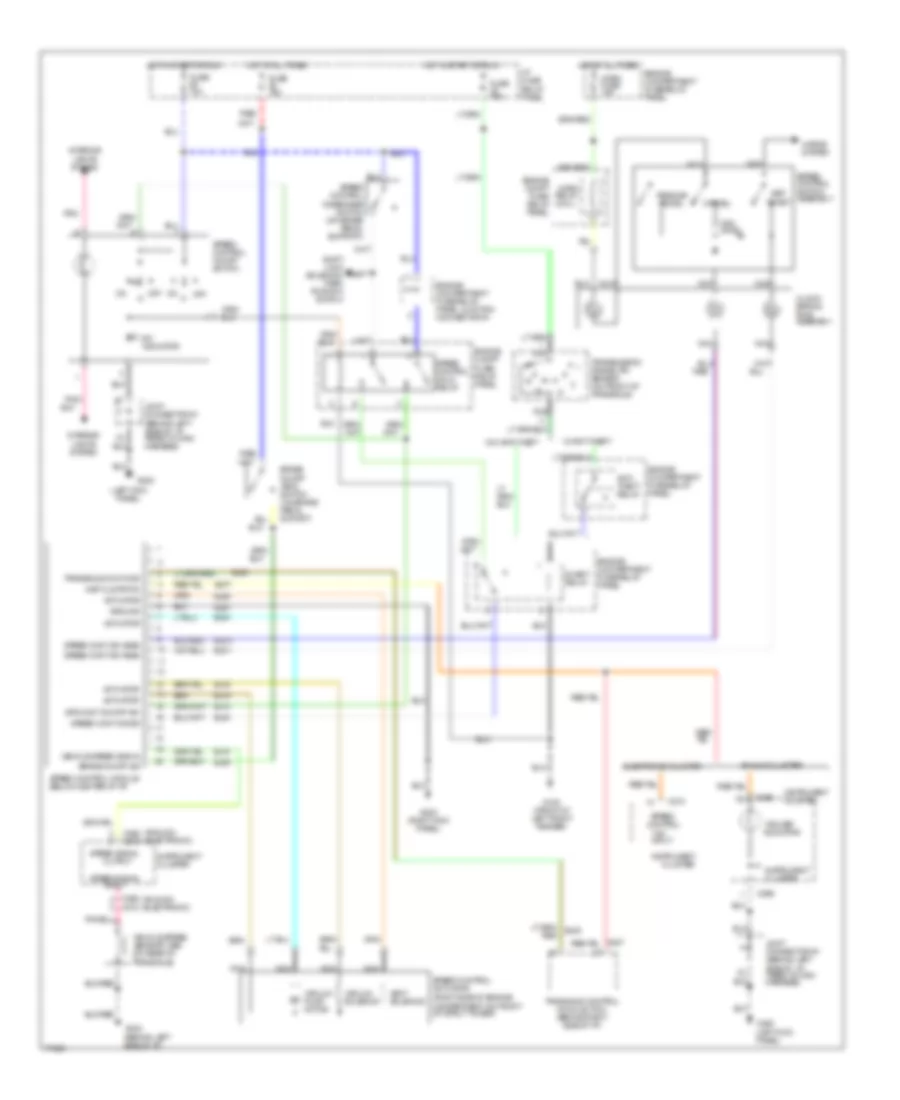 Cruise Control Wiring Diagram for Mercury Villager GS 1996