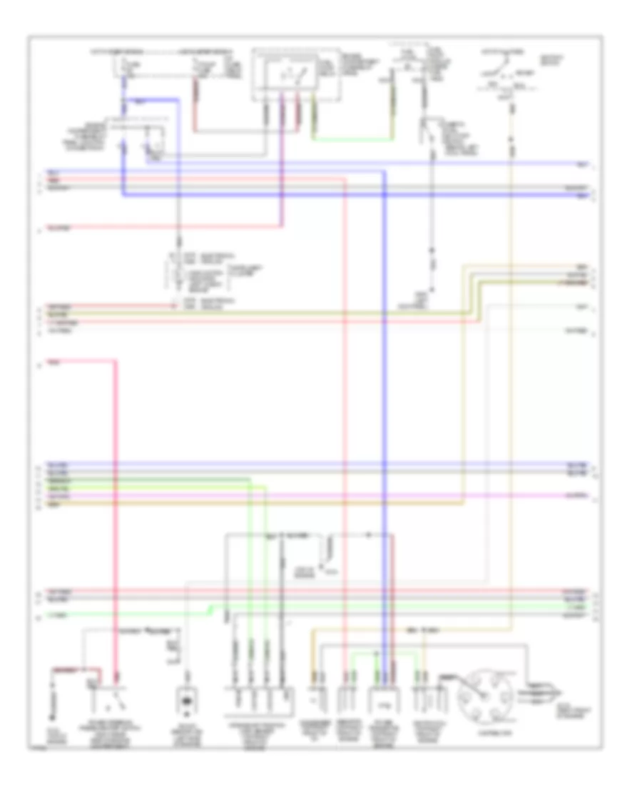 3.0L, Engine Performance Wiring Diagrams (2 of 3) for Mercury Villager GS 1996