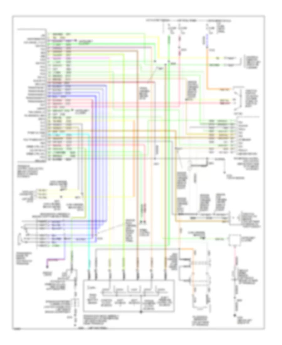 Transmission Wiring Diagram for Mercury Villager GS 1996