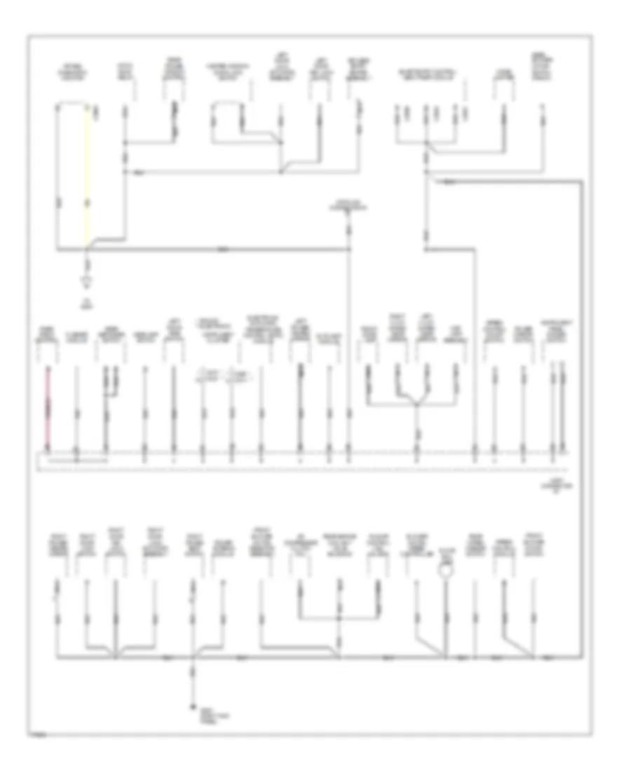 Ground Distribution Wiring Diagram 2 of 3 for Mercury Villager LS 1996
