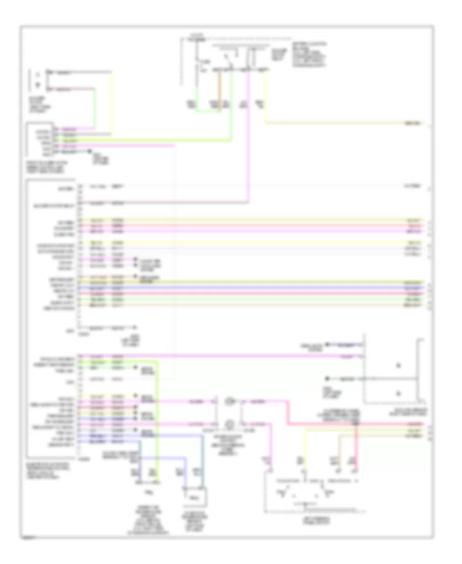 Электросхема кондиционера (1 из 3) для Mercury Milan 2007