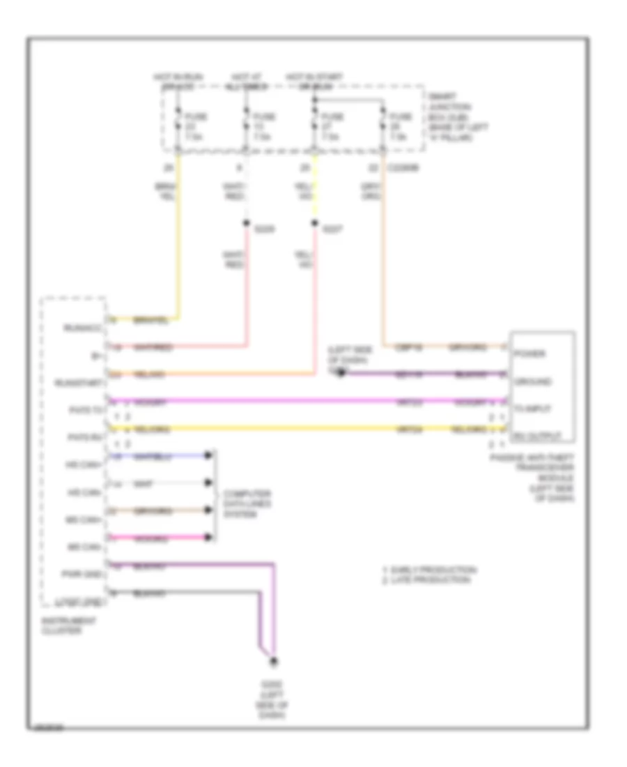 Passive Anti theft Wiring Diagram for Mercury Milan 2007