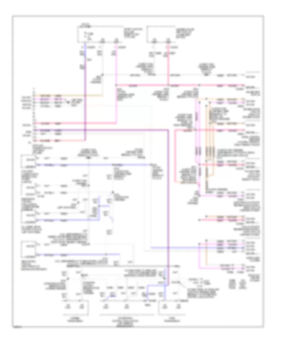 Computer Data Lines Wiring Diagram with Memory for Mercury Milan 2007