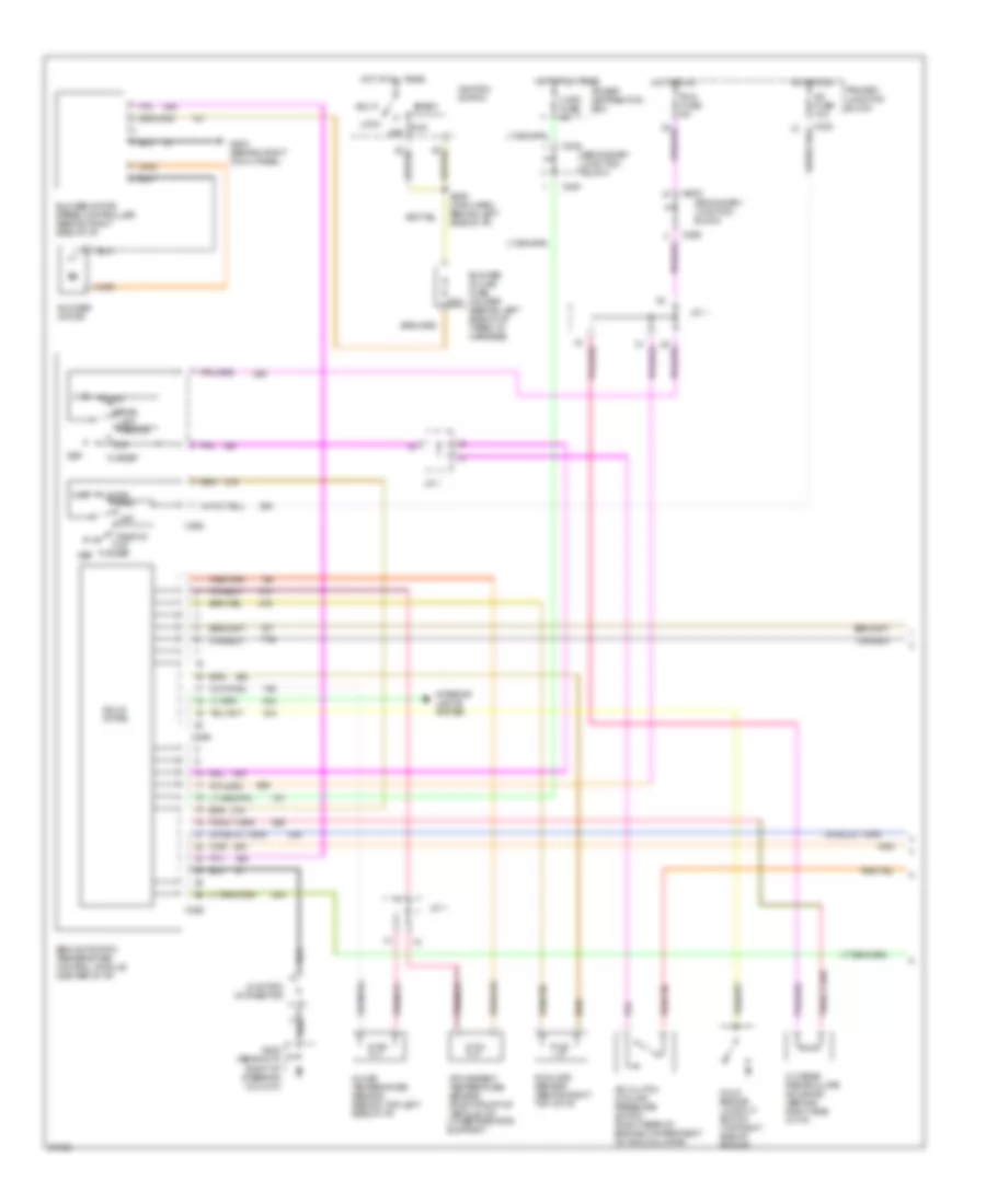 A C Wiring Diagram Auto A C 1 of 2 for Mercury Cougar XR7 1997