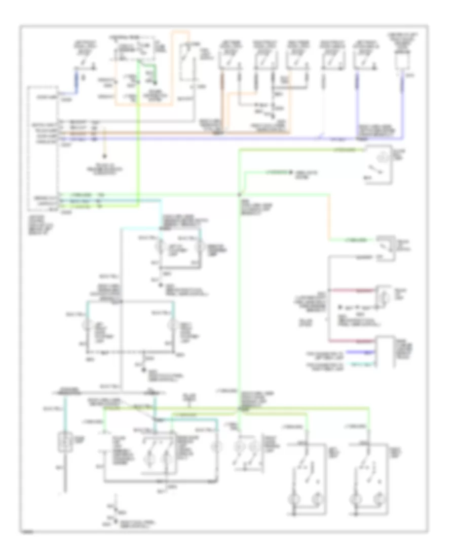 Courtesy Lamps Wiring Diagram for Mercury Grand Marquis GS 1997
