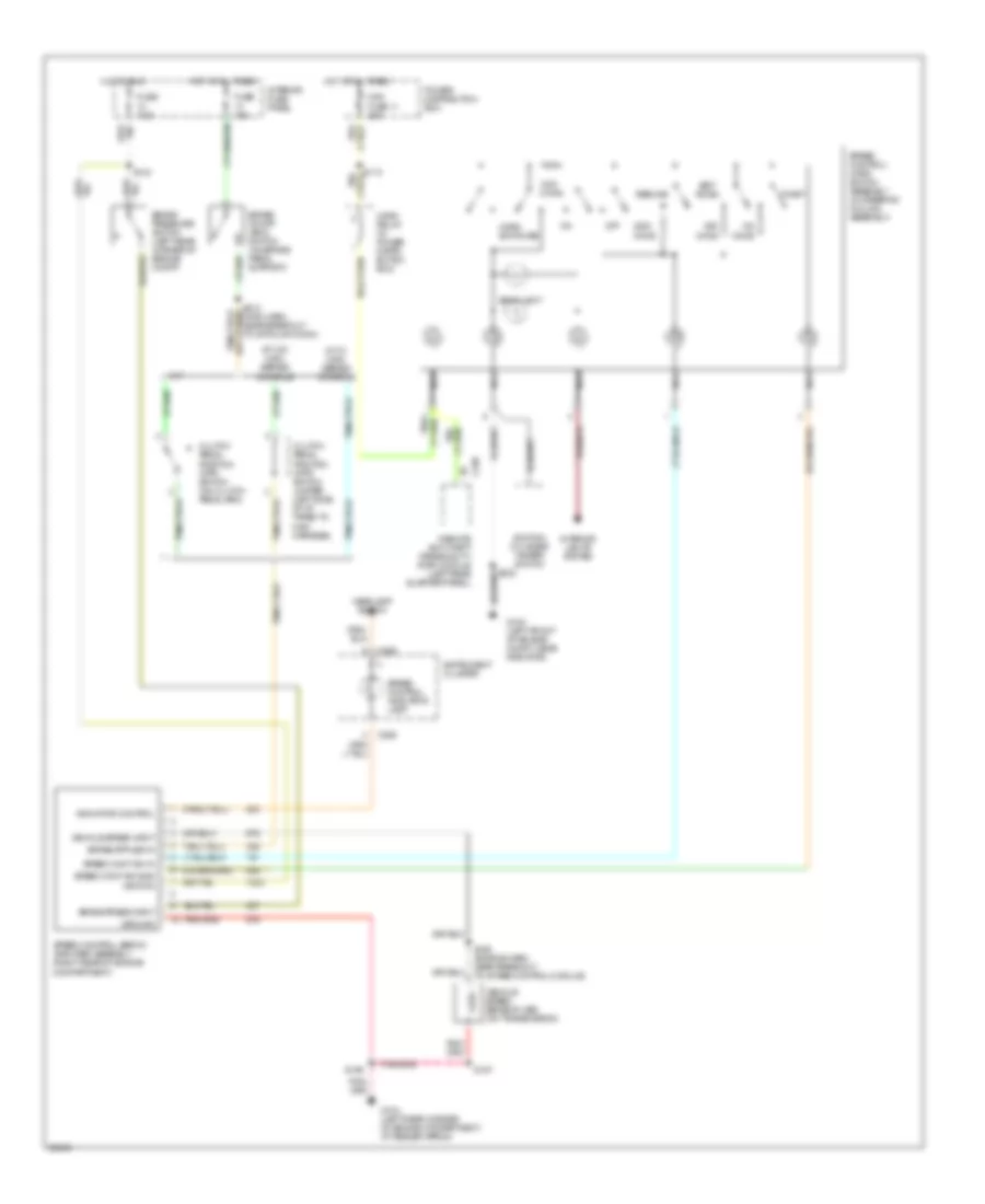 Cruise Control Wiring Diagram for Mercury Mountaineer 1997