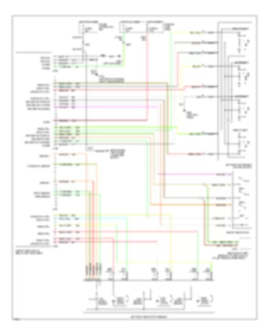 Memory System Wiring Diagrams for Mercury Mountaineer 1997
