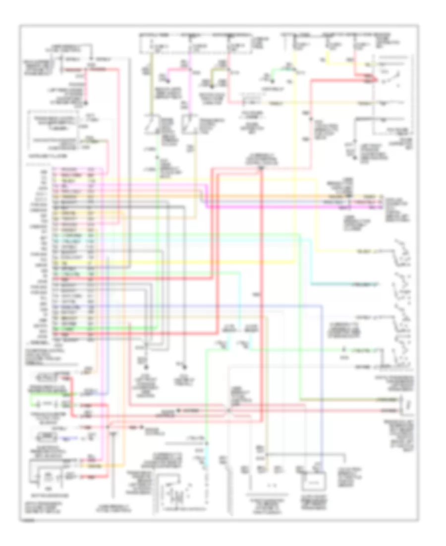 5 0L Transmission Wiring Diagram 4R70W for Mercury Mountaineer 1997