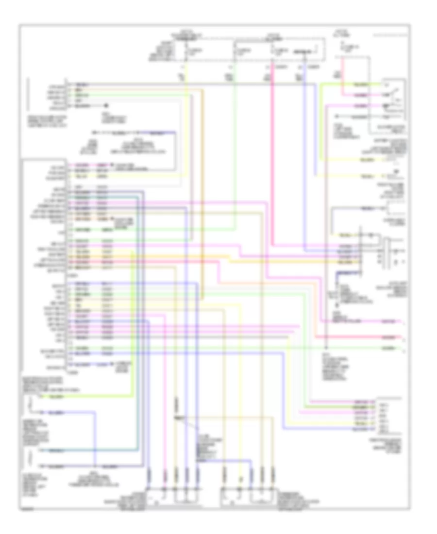 Электросхема кондиционера (1 из 2) для Mercury Mountaineer 2007