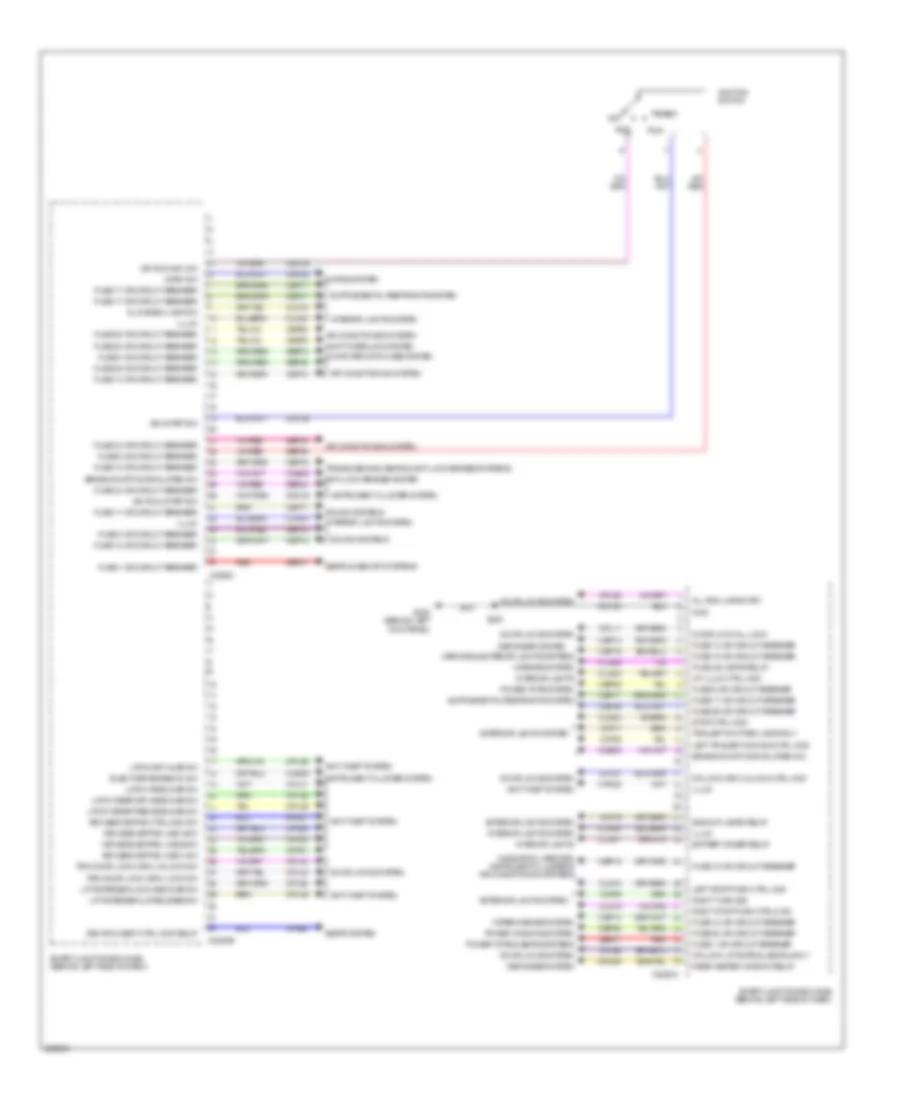 Body Control Modules Wiring Diagram 1 of 2 for Mercury Mountaineer 2007