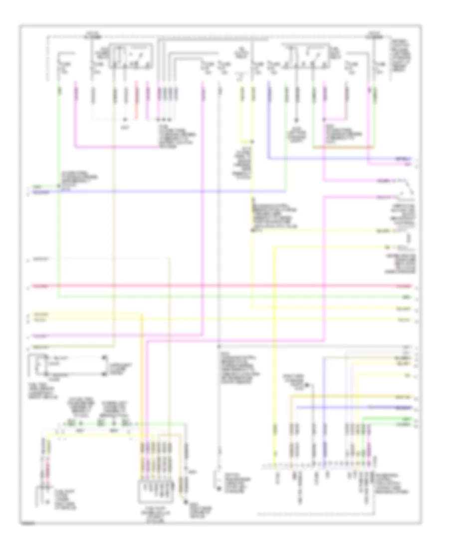 4.0L, Engine Performance Wiring Diagram (2 of 5) for Mercury Mountaineer 2007