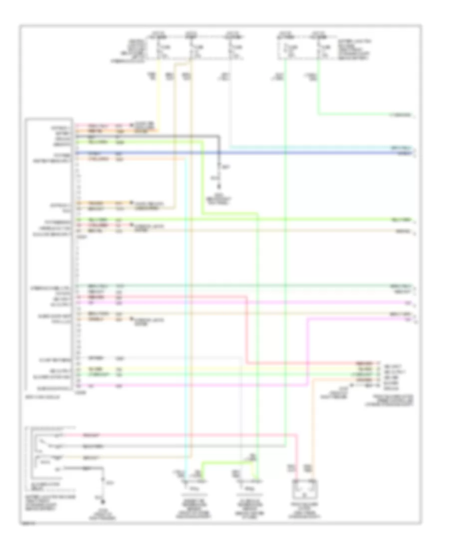 Электросхема кондиционера (1 из 2) для Mercury Grand Marquis GS 2008