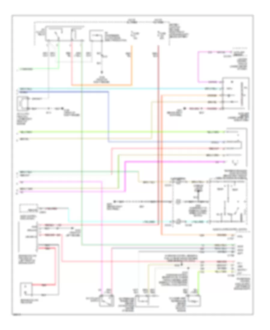 Automatic A C Wiring Diagram 2 of 2 for Mercury Grand Marquis GS 2008