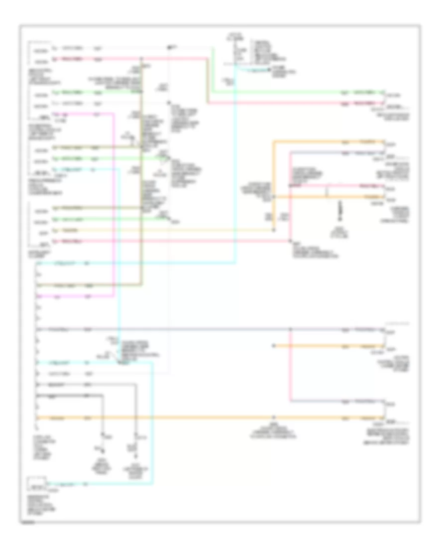 Computer Data Lines Wiring Diagram for Mercury Grand Marquis GS 2008