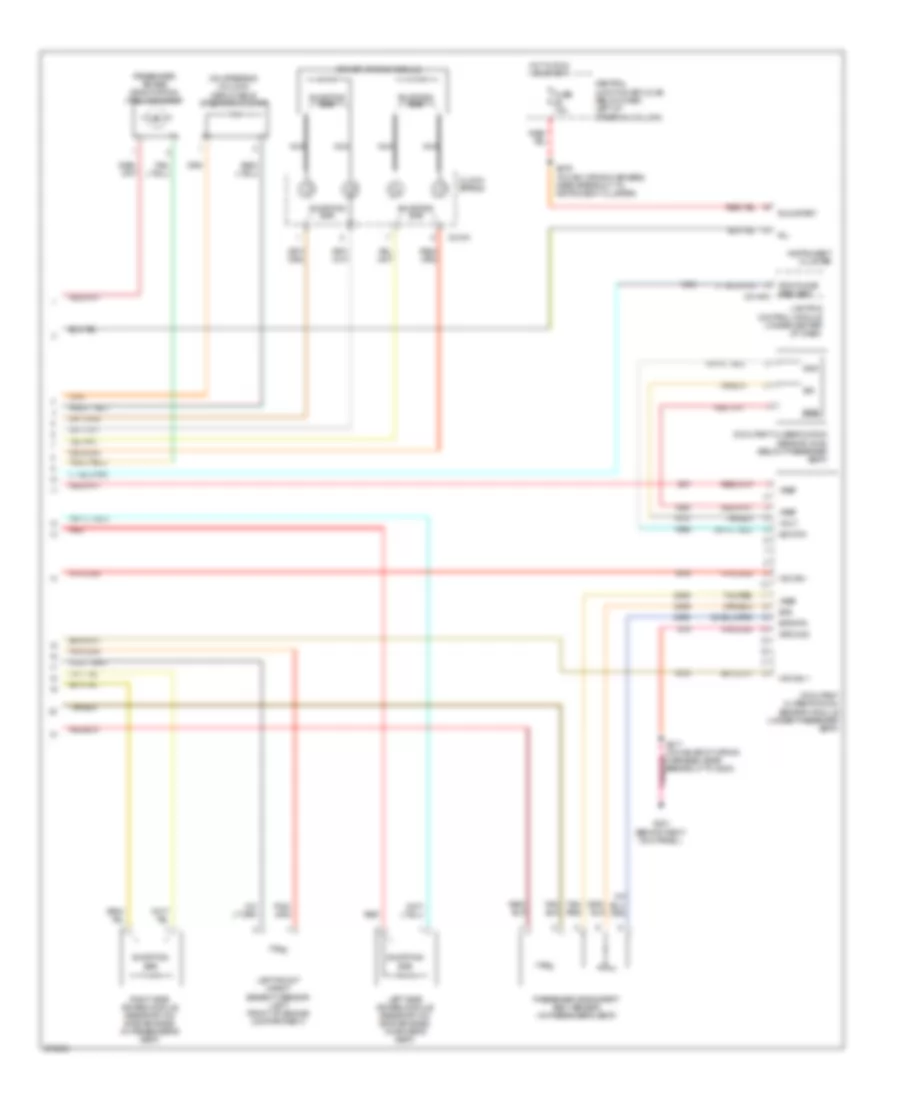 Supplemental Restraints Wiring Diagram 2 of 2 for Mercury Grand Marquis GS 2008