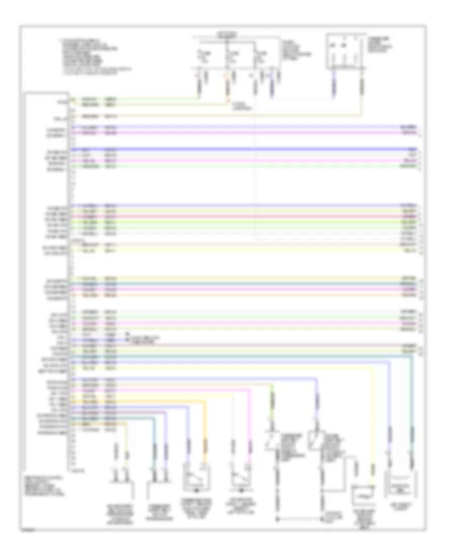 Supplemental Restraints Wiring Diagram 1 of 2 for Mercury Mariner 2008
