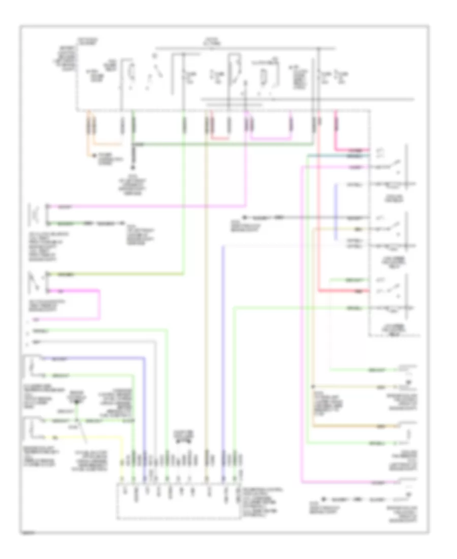 Automatic A C Wiring Diagram Except Hybrid 3 of 3 for Mercury Mariner Hybrid 2008