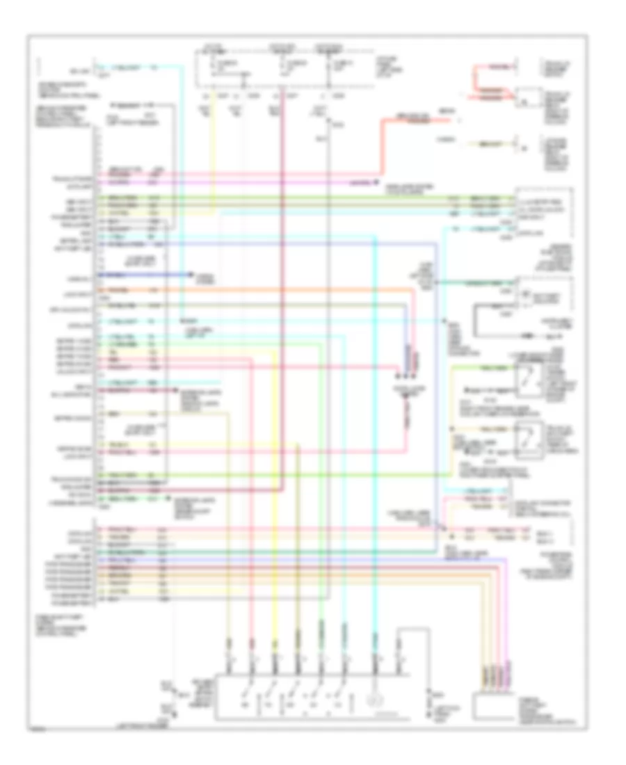 Anti theft Wiring Diagram for Mercury Sable LS 1997