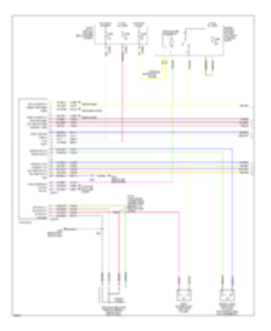 Manual A C Wiring Diagram Except Hybrid 1 of 3 for Mercury Mariner Premier 2008
