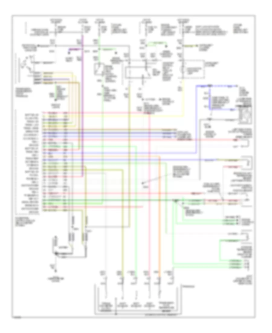 Transmission Wiring Diagram for Mercury Tracer GS 1997