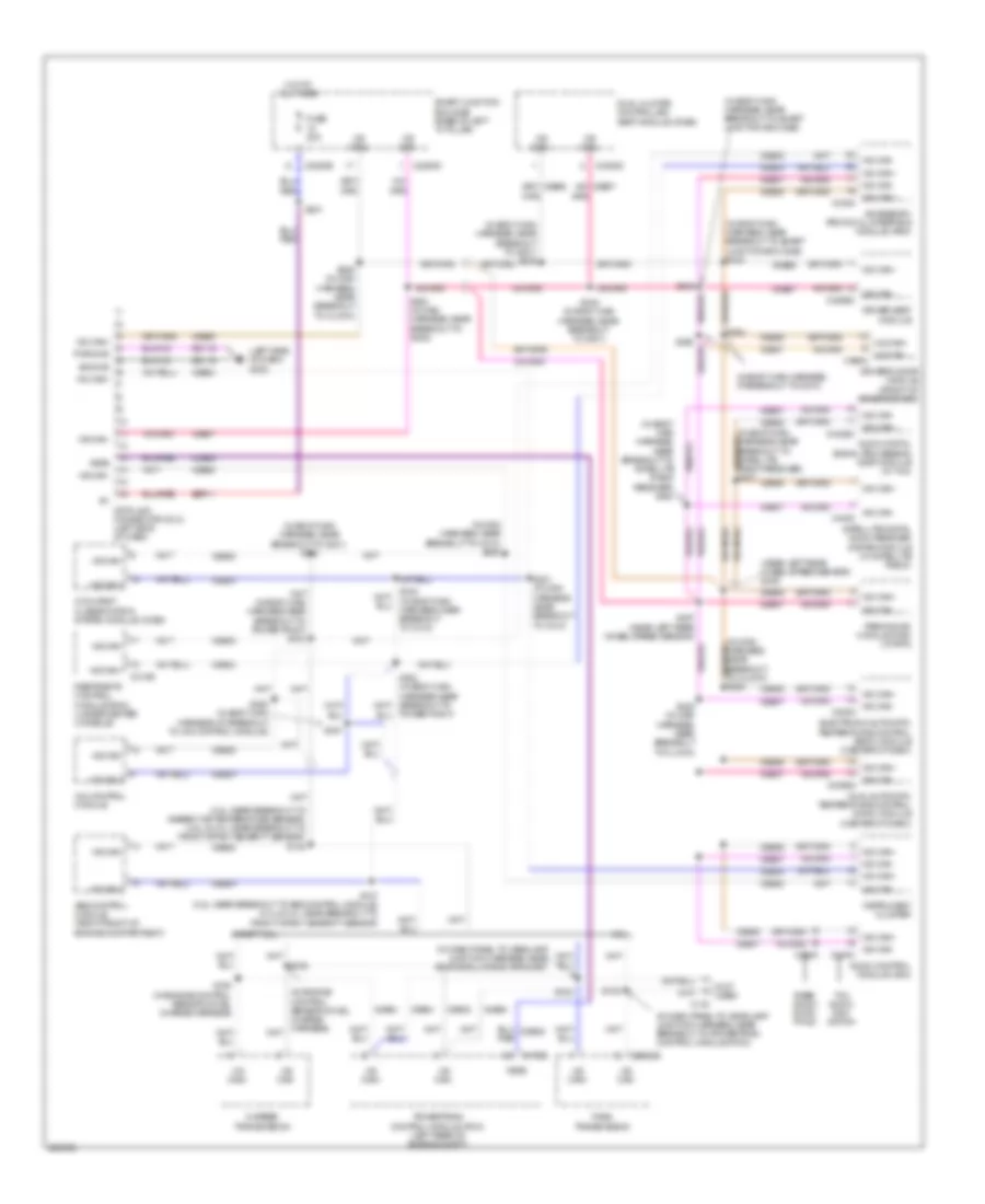 Computer Data Lines Wiring Diagram with Memory for Mercury Milan 2008