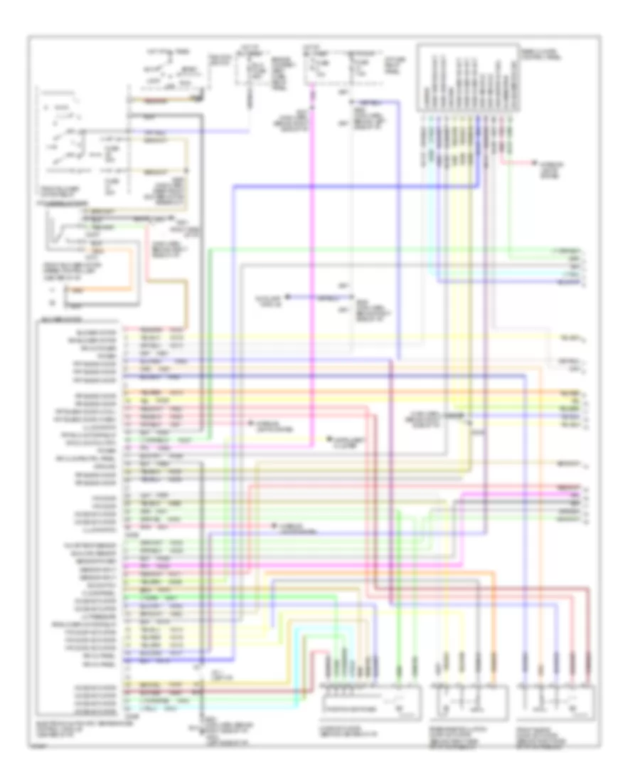 A C Wiring Diagram Auto A C 1 of 2 for Mercury Villager GS 1997