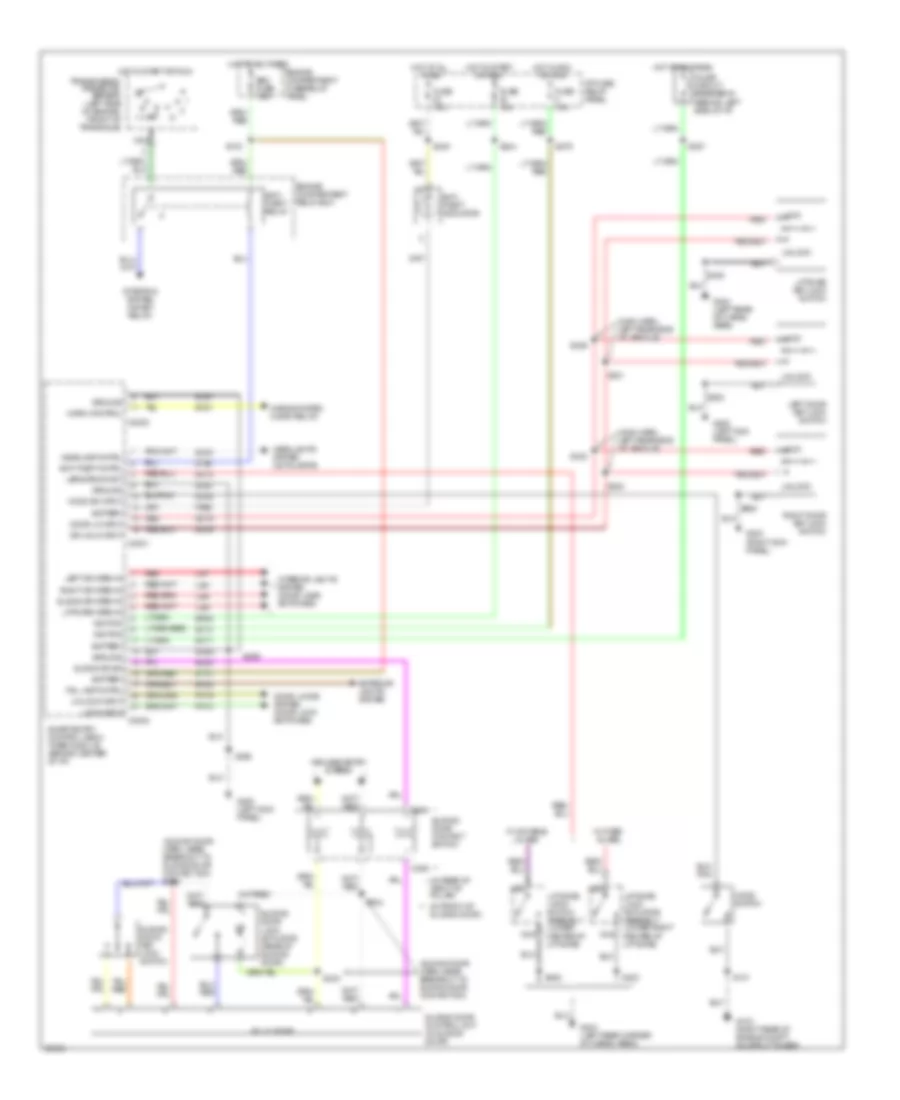 Anti-theft Wiring Diagram for Mercury Villager GS 1997