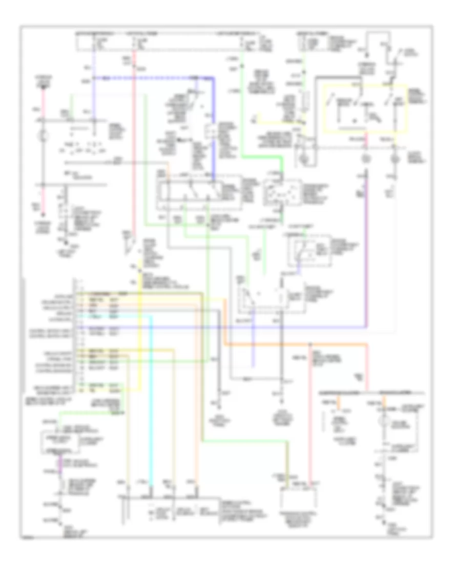 Cruise Control Wiring Diagram for Mercury Villager GS 1997