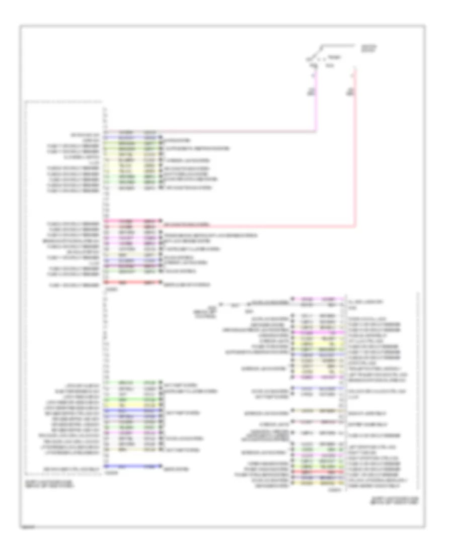 Body Control Modules Wiring Diagram 1 of 2 for Mercury Mountaineer 2008