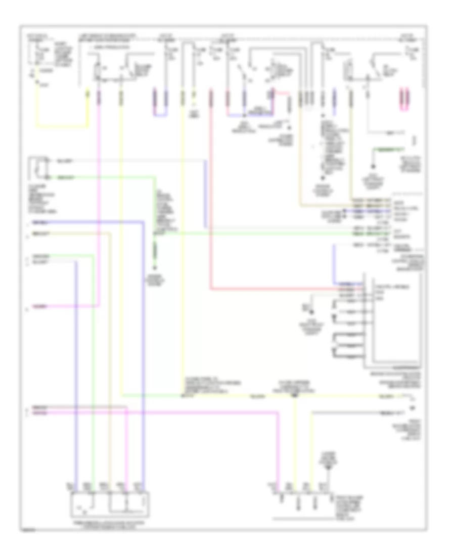 Automatic A C Wiring Diagram 2 of 2 for Mercury Sable 2008