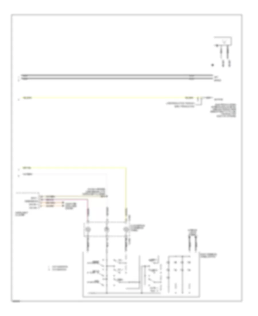 Premium Radio Wiring Diagram without SYNC 2 of 2 for Mercury Sable 2008