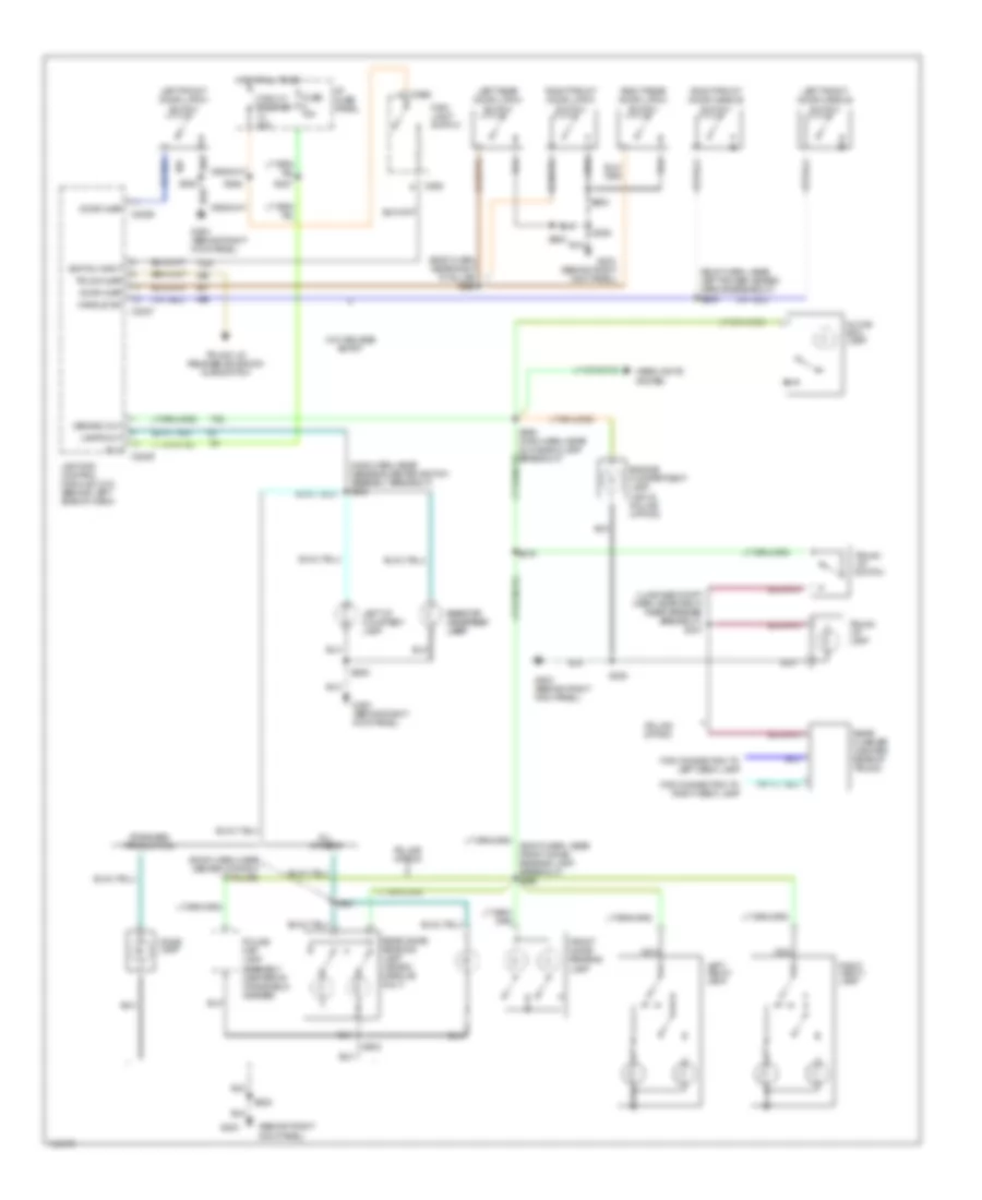 Courtesy Lamps Wiring Diagram for Mercury Grand Marquis GS 1998