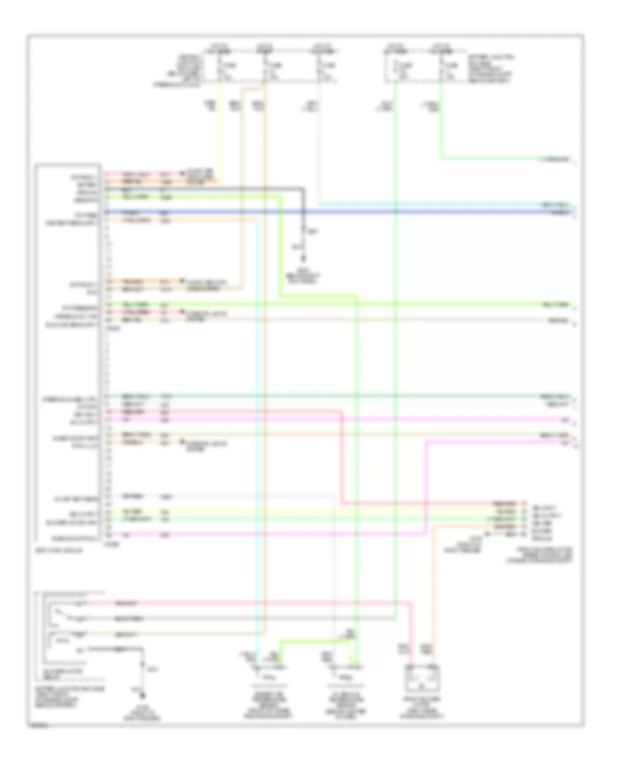 Электросхема кондиционера (1 из 2) для Mercury Grand Marquis LS 2009