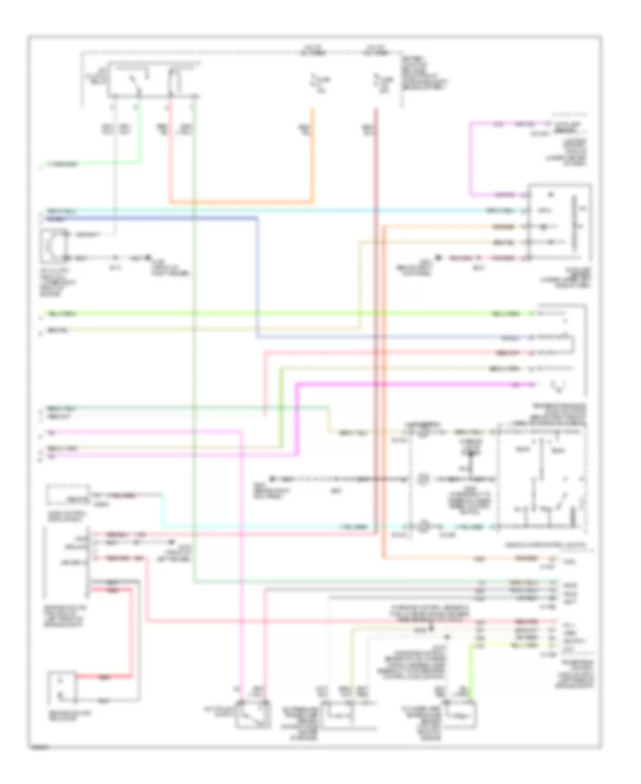Automatic AC Wiring Diagram (2 of 2) for Mercury Grand Marquis LS 2009