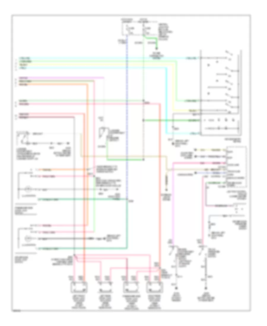Forced Entry Wiring Diagram 2 of 2 for Mercury Grand Marquis LS 2009