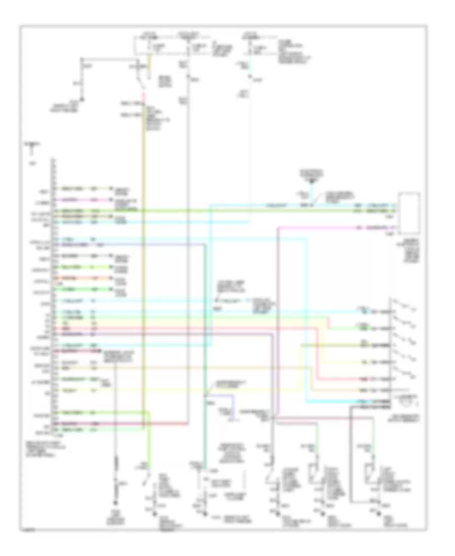 Forced Entry Wiring Diagram for Mercury Mountaineer 1998
