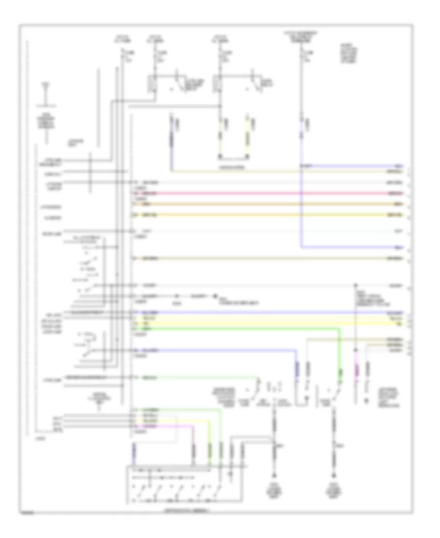 Forced Entry Wiring Diagram 1 of 2 for Mercury Mariner 2009