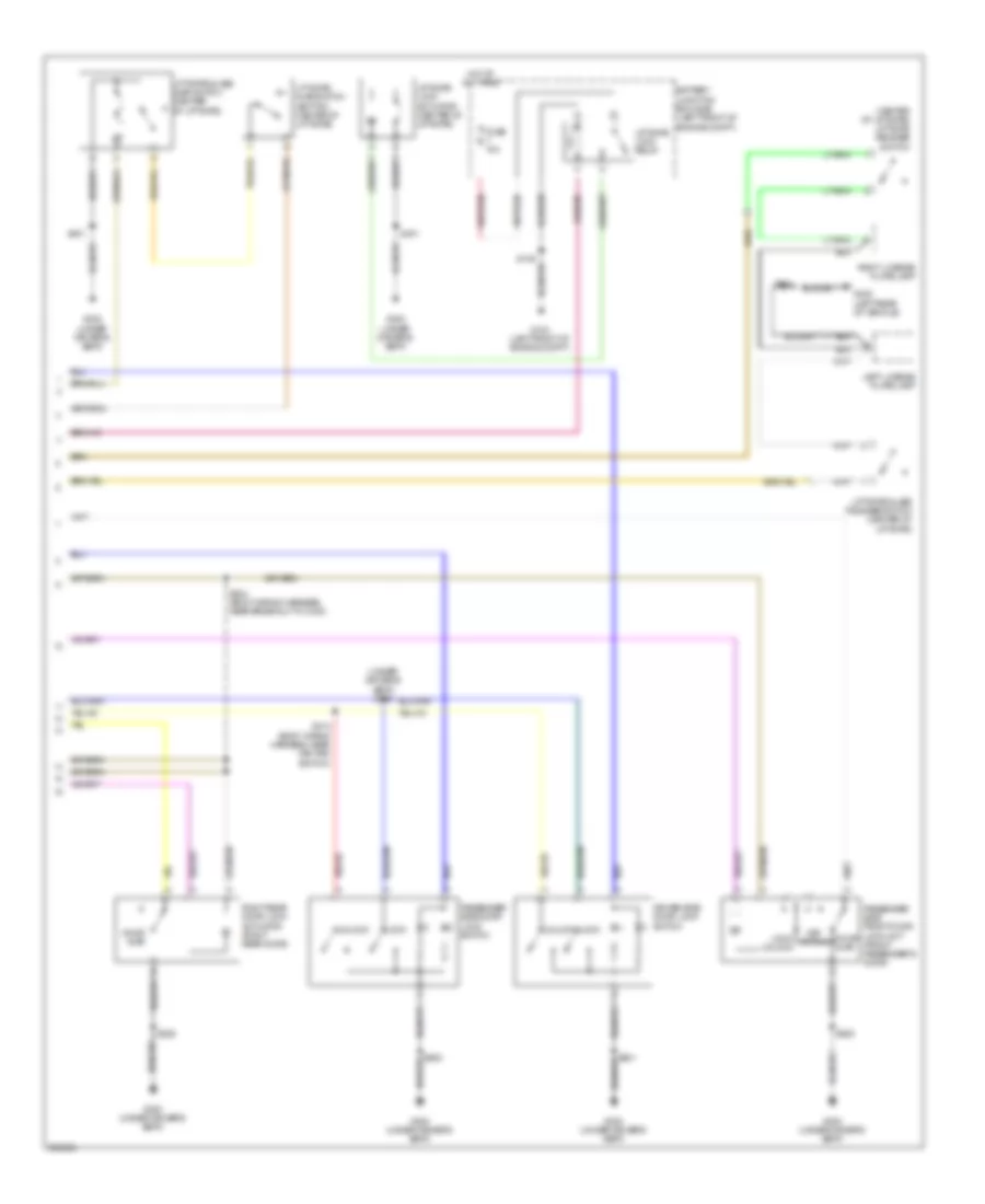 Forced Entry Wiring Diagram (2 of 2) for Mercury Mariner 2009