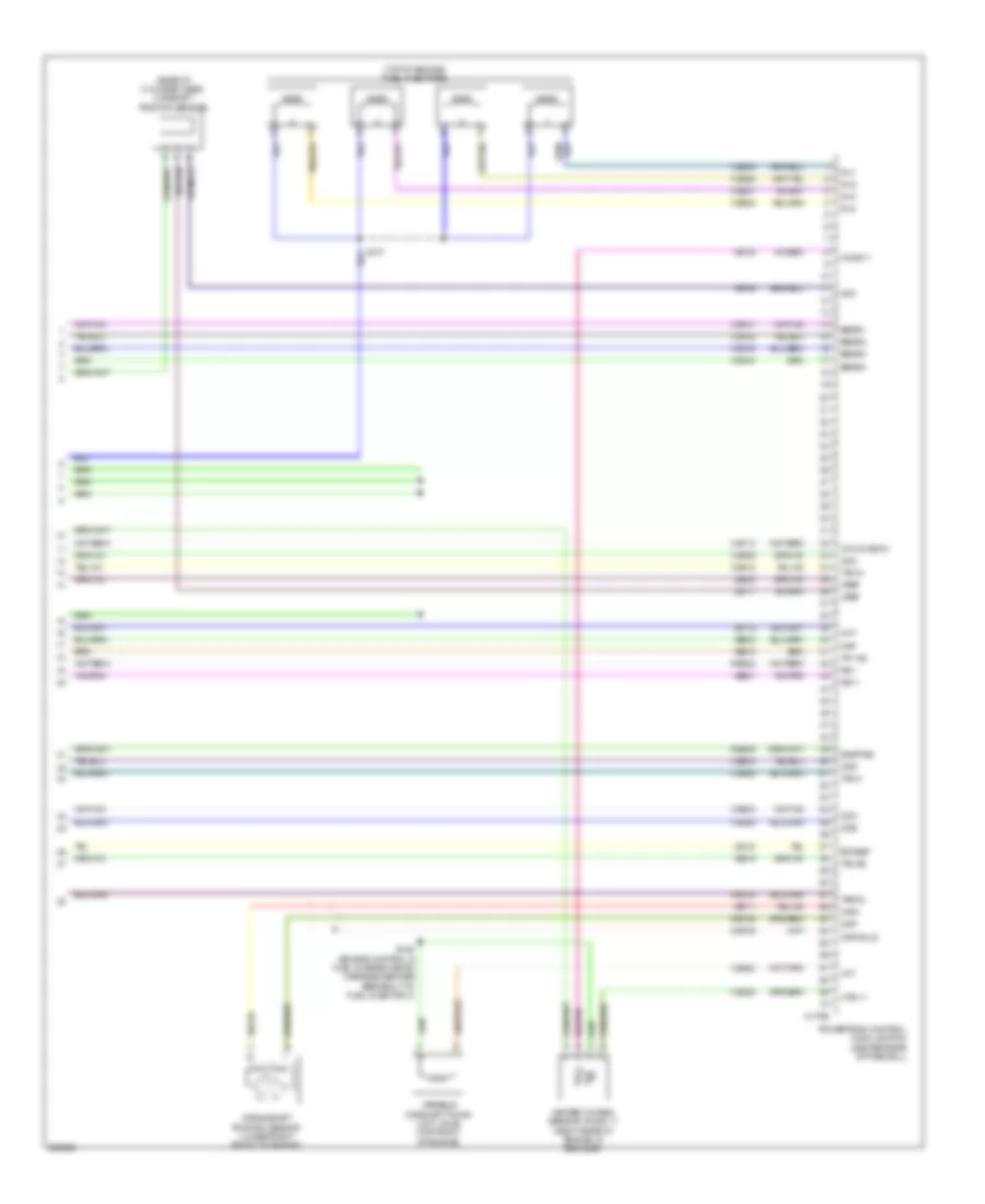 2.5L, Engine Performance Wiring Diagram, Except Hybrid (5 of 5) for Mercury Mariner 2009
