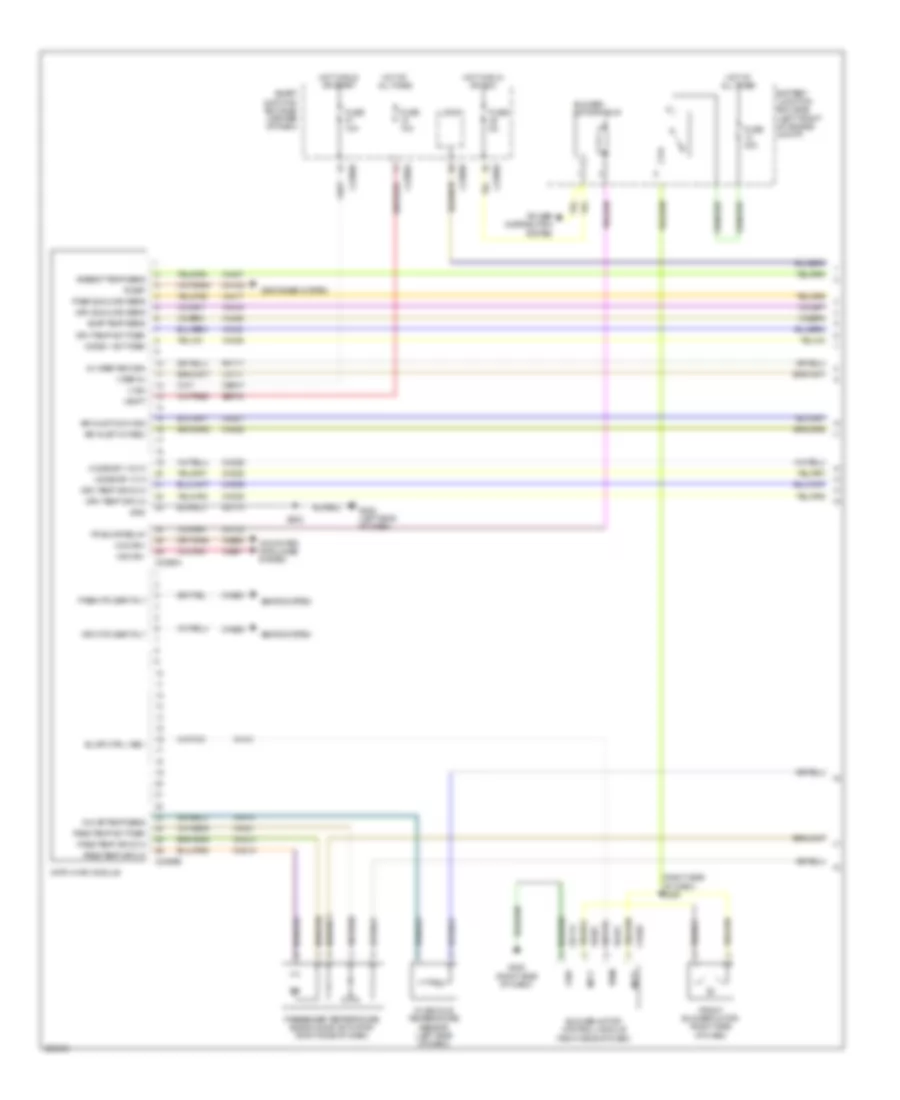 Электросхема кондиционера, Кроме Гибрида (1 из 3) для Mercury Mariner Hybrid 2009