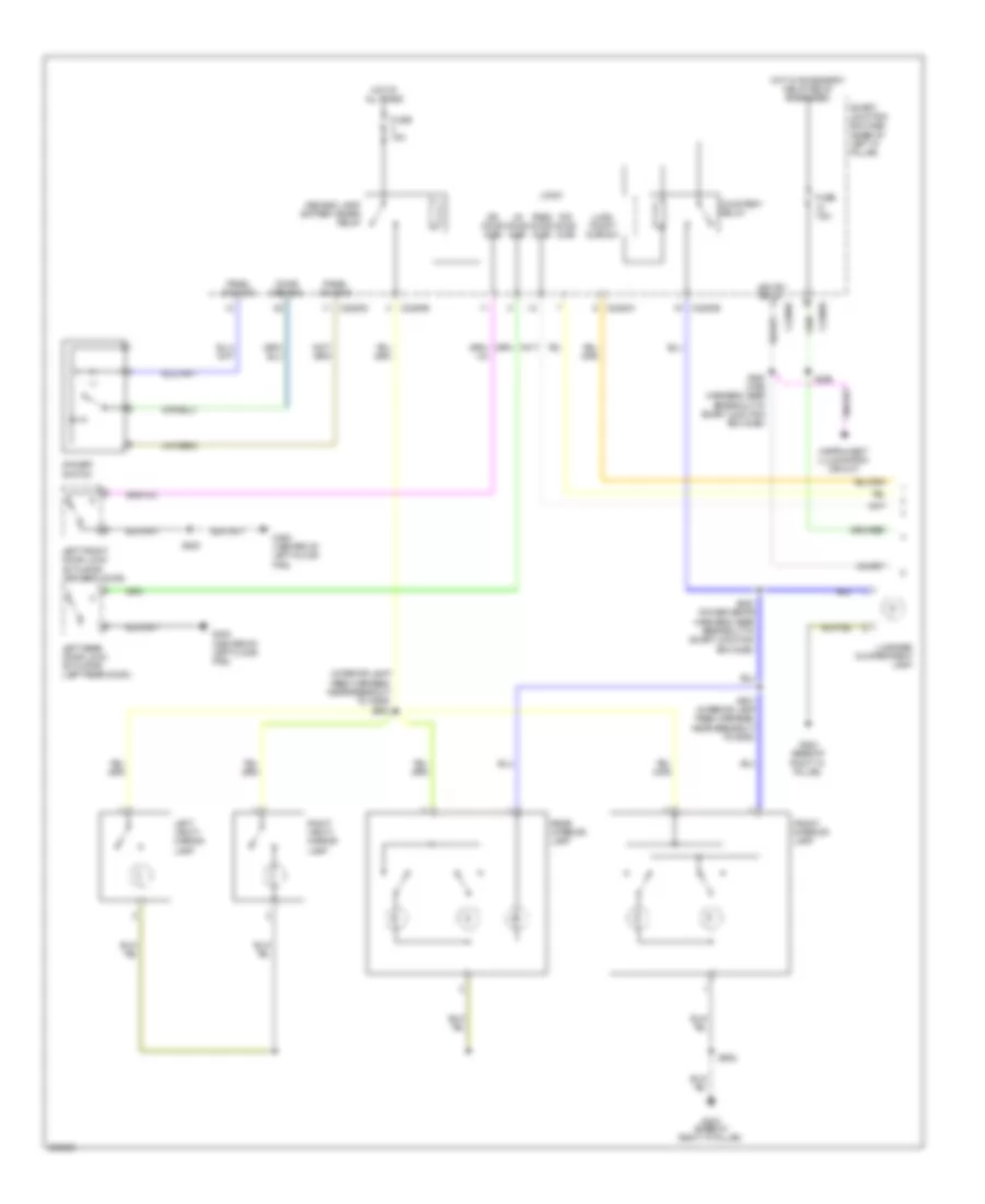 Courtesy Lamps Wiring Diagram 1 of 2 for Mercury Milan 2009