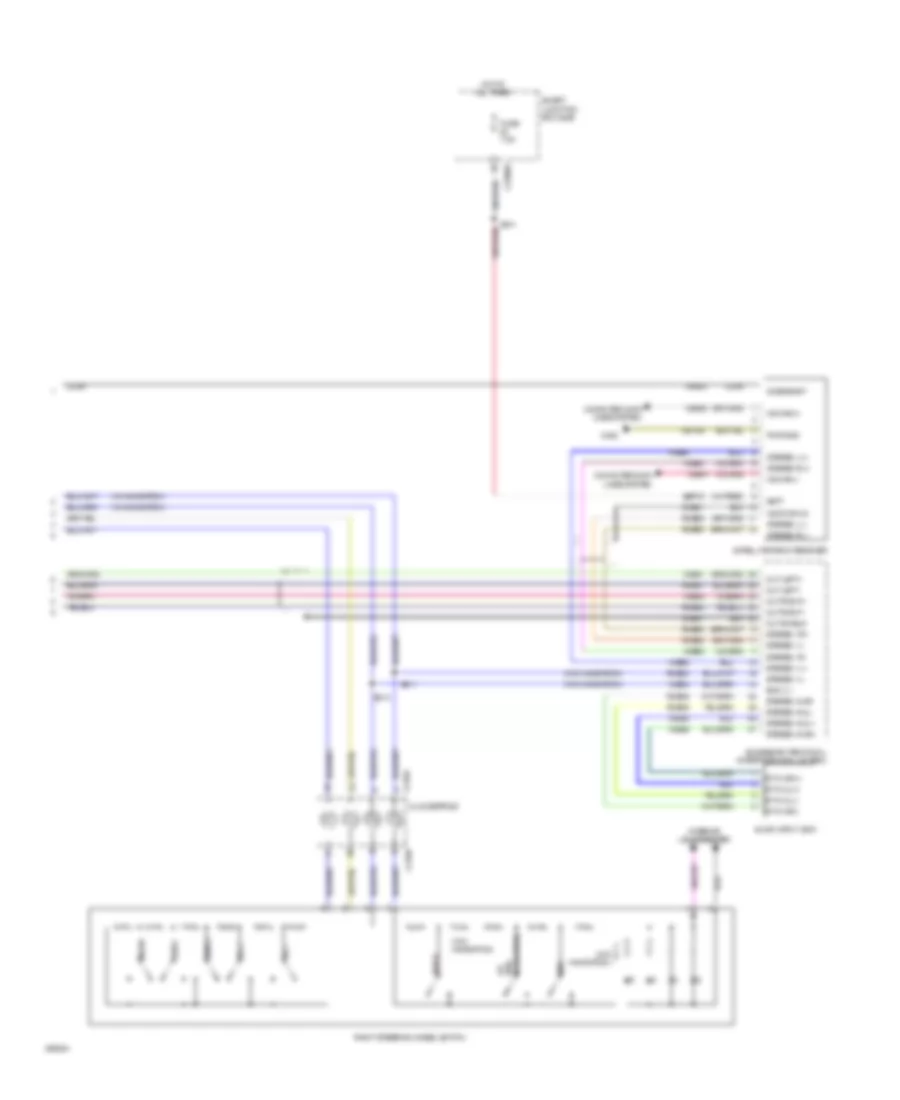 Audiophile Sound Radio Wiring Diagram, with SYNC (2 of 2) for Mercury Milan 2009