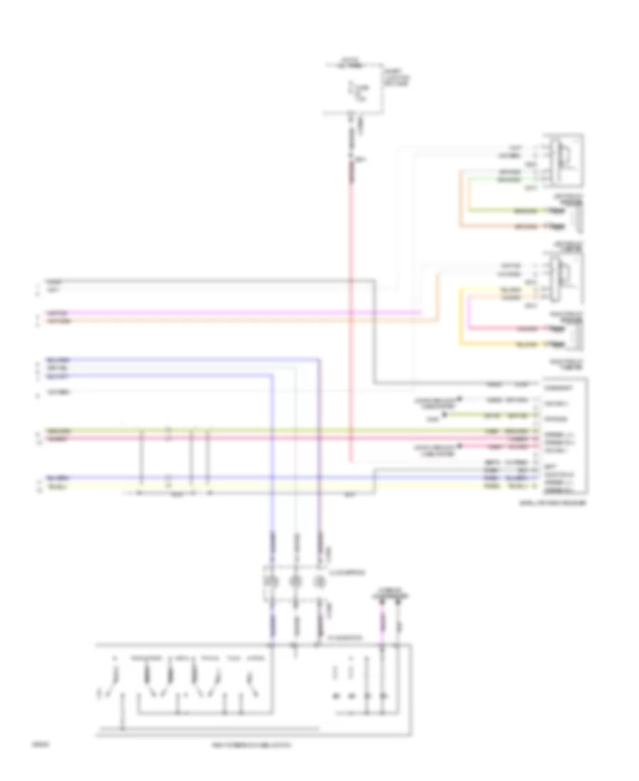 Audiophile Sound Radio Wiring Diagram, without SYNC (2 of 2) for Mercury Milan 2009