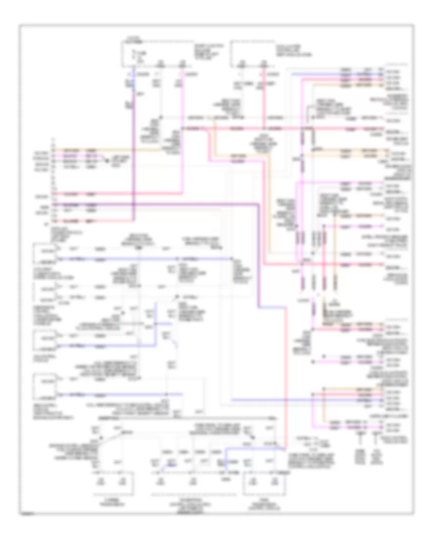 Computer Data Lines Wiring Diagram with Memory for Mercury Milan Premier 2009