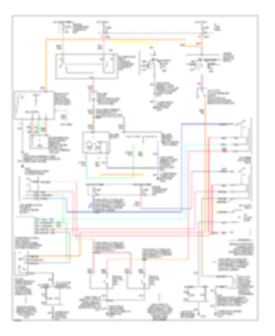 A C Wiring Diagram Manual A C for Mercury Sable LS 1998